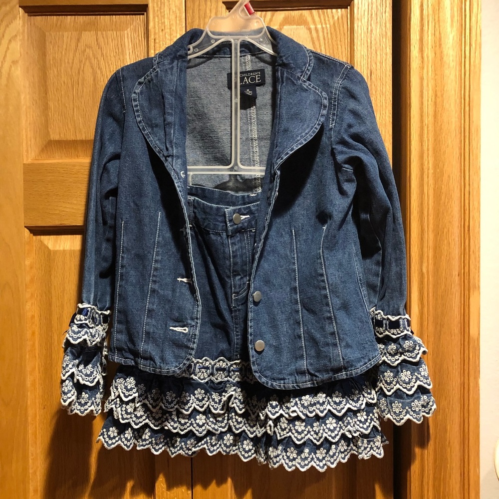 Girls denim set